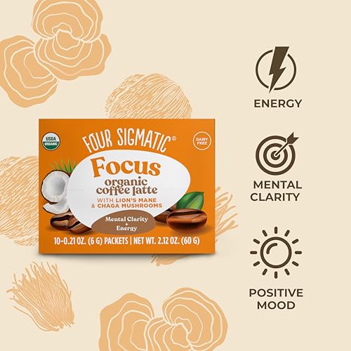 Four Sigmatic Mushroom Coffee Latte dissolves instantly in hot water for easy travel preparation