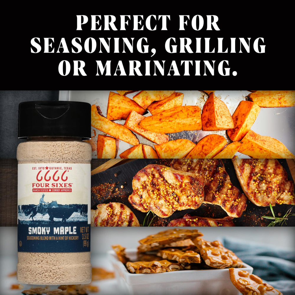 FOUR SIXES 6666 beans-dish pairing enhances baked beans with subtle maple and smoky notes.