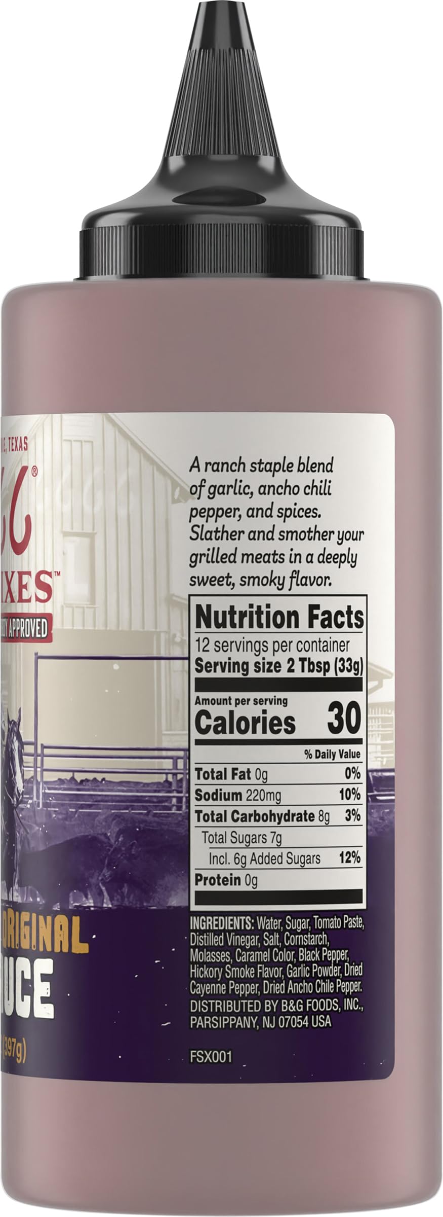 FOUR SIXES Wagon Boss sauce and basting brush suggest easy barbecue glaze.