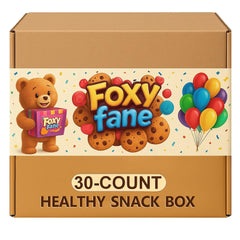 Foxy Fane healthy snack assortment laid out for family snacking moments