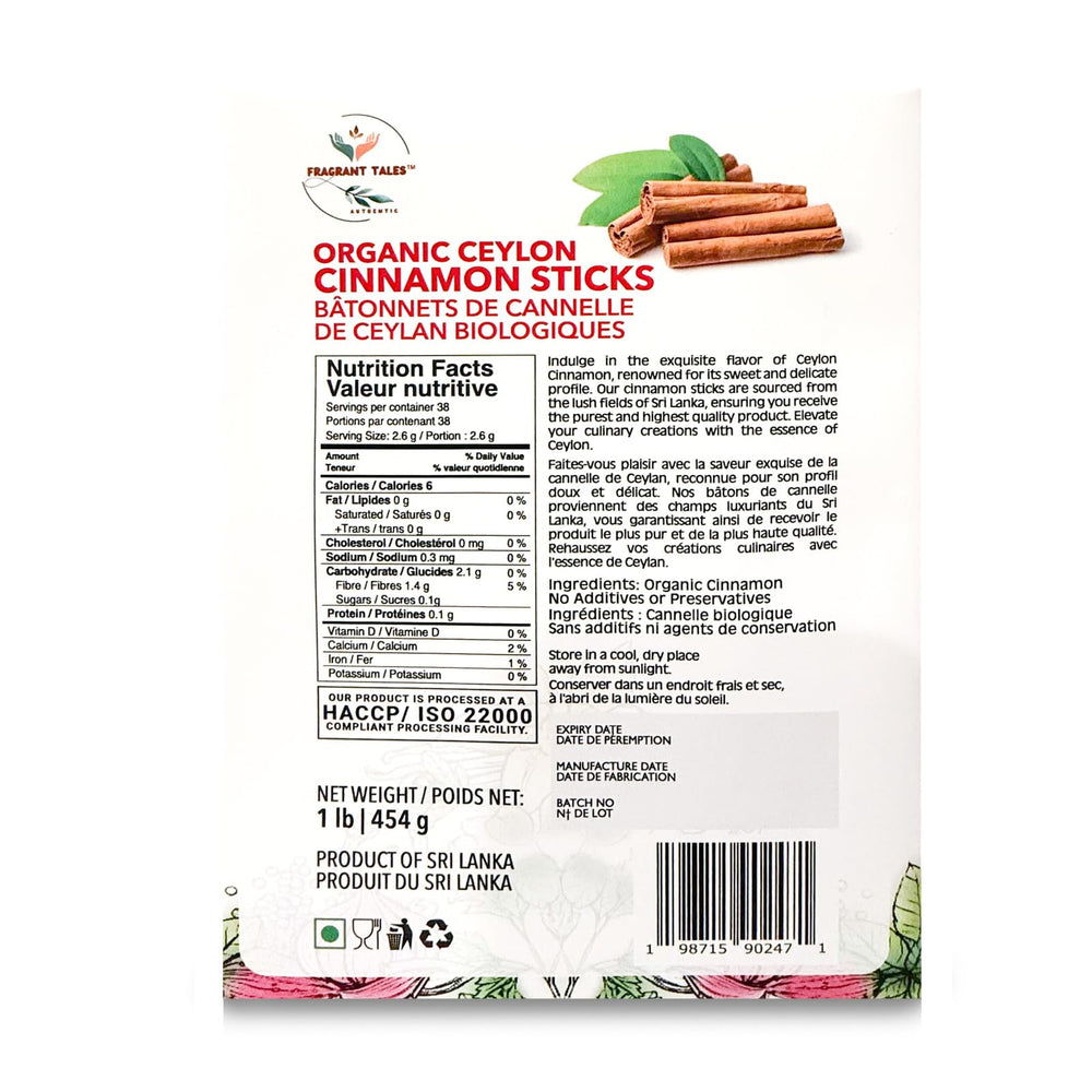Fragrant Tales Ceylon cinnamon sticks close-up, highlighting delicate aroma for tea and desserts
