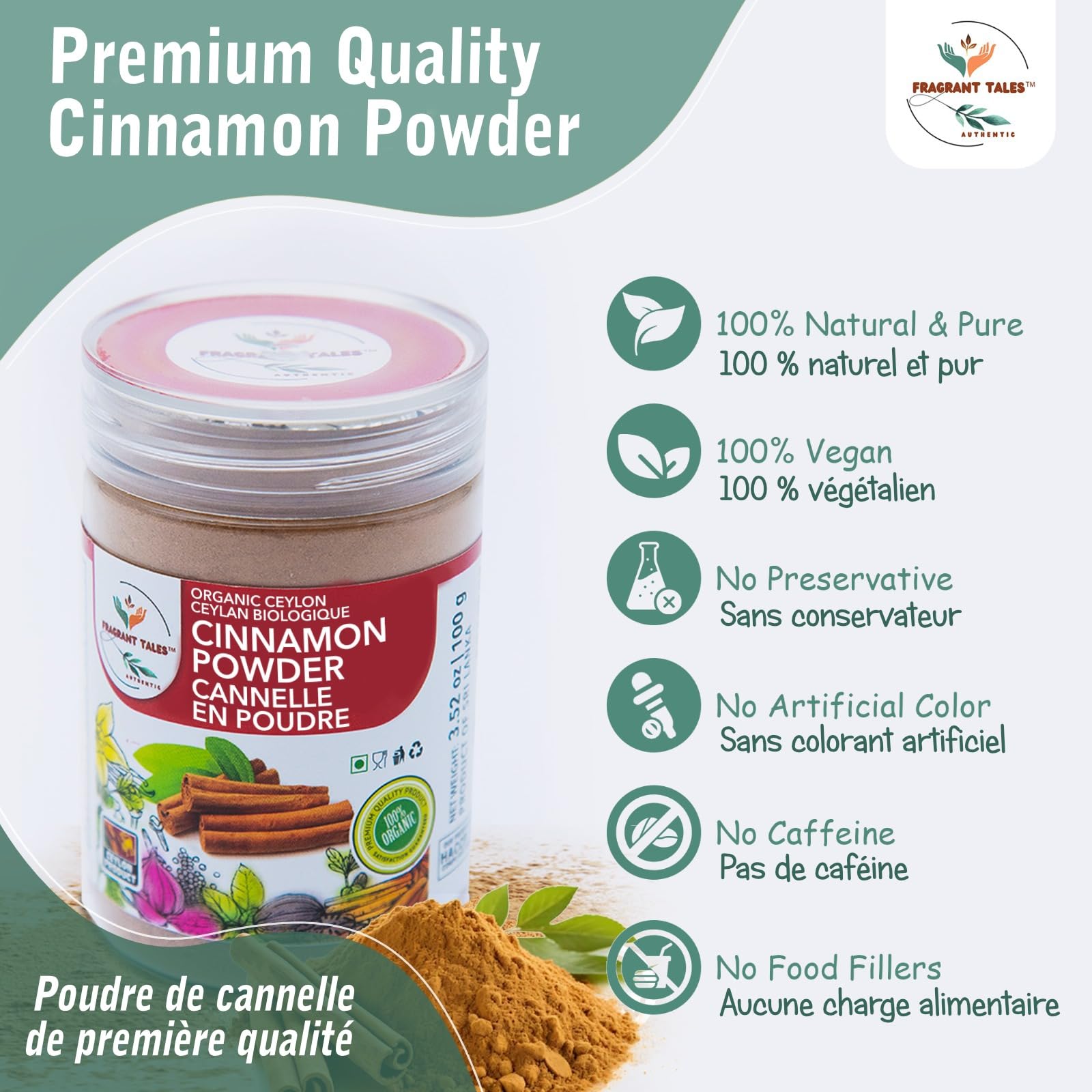Fragrant Tales cinnamon powder in a curry dish adds depth.
