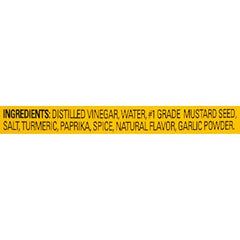 French's Classic Yellow Mustard squeeze bottle ready for burgers and sandwiches