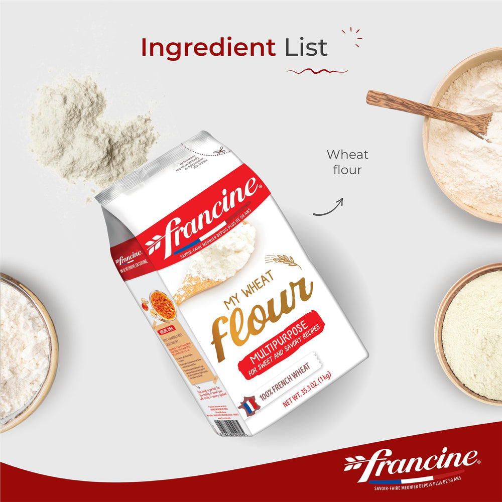Francine T55 pastry dough ready for delicate desserts.