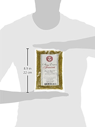 Francioni fennel pollen used on a finished dish, adds Tuscan aroma boost.
