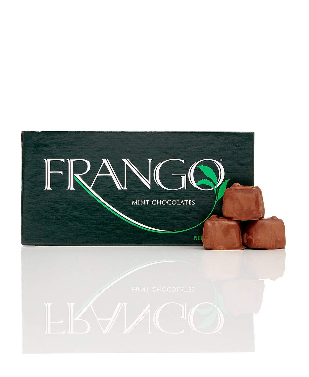 Frango mint chocolates in milk chocolate 15-piece box, ideal for gifting and celebrations.