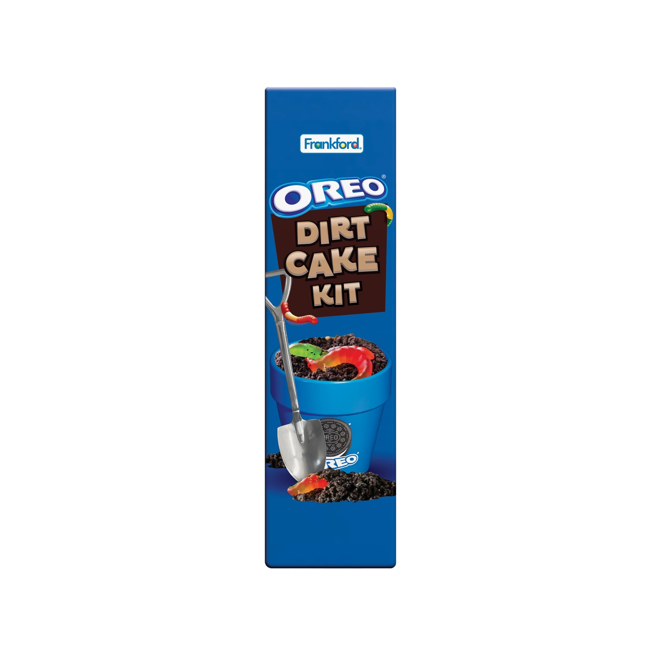 Frankford dirt cake kit with gift-ready packaging for celebrations.
