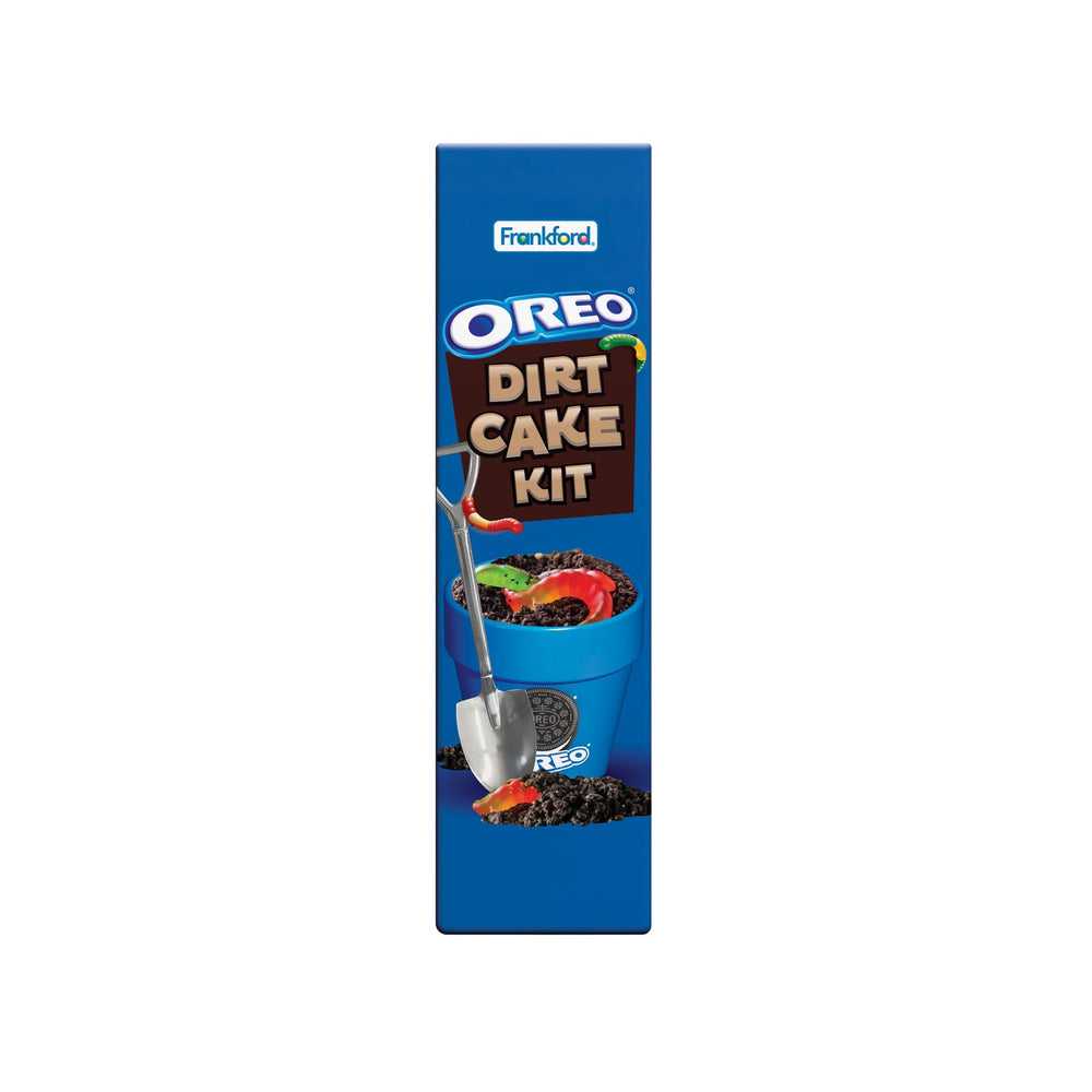 Frankford dirt cake kit with gift-ready packaging for celebrations.