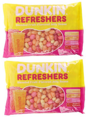 Frankford Dunkin' Refreshers jelly beans front-pack for quick snacking.
