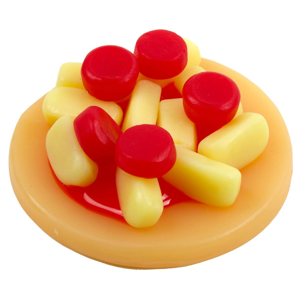 Frankford Lunchables gummy candy pizza kit gifting scene with smiles