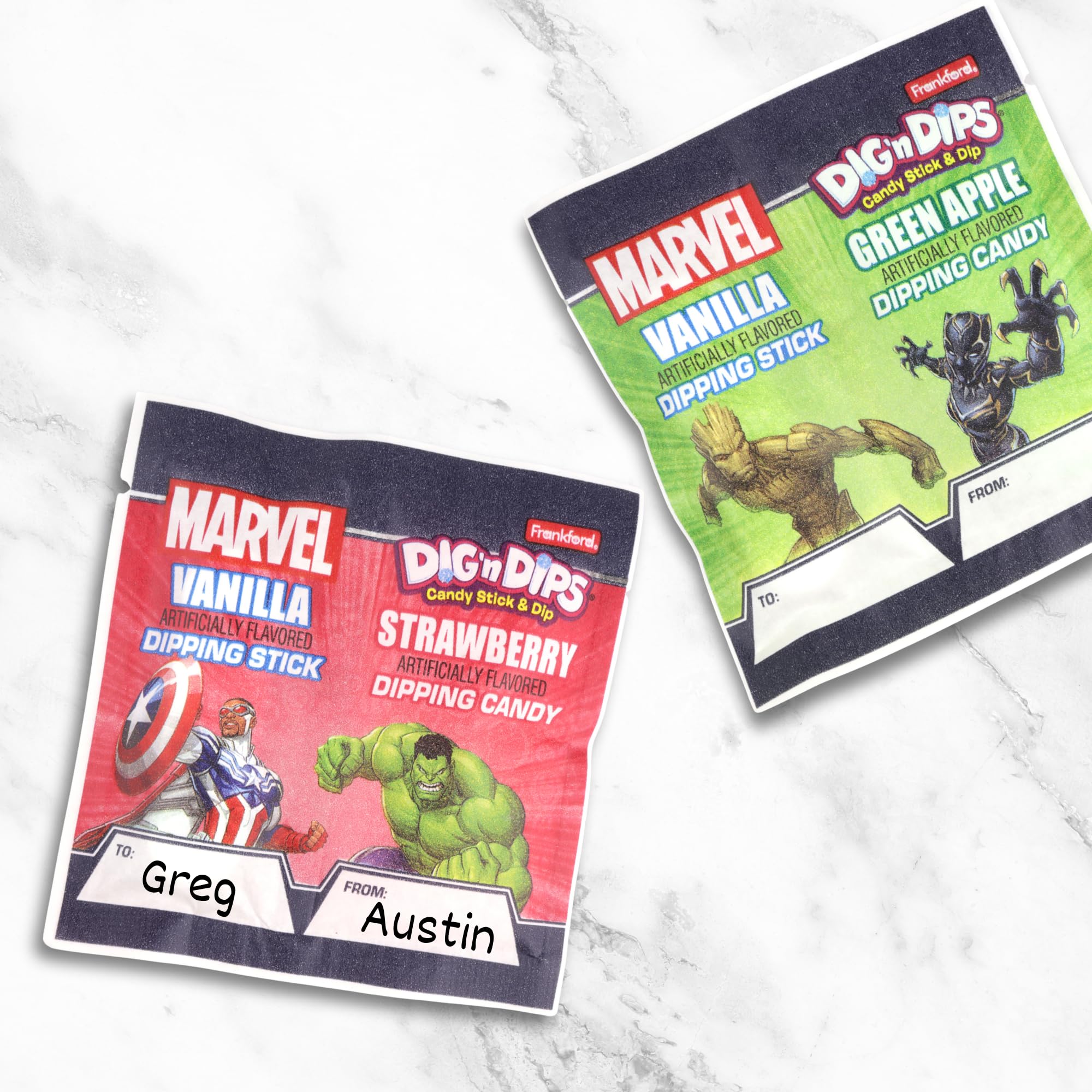 Frankford Marvel Dig N Dips To/From sections for easy gifting