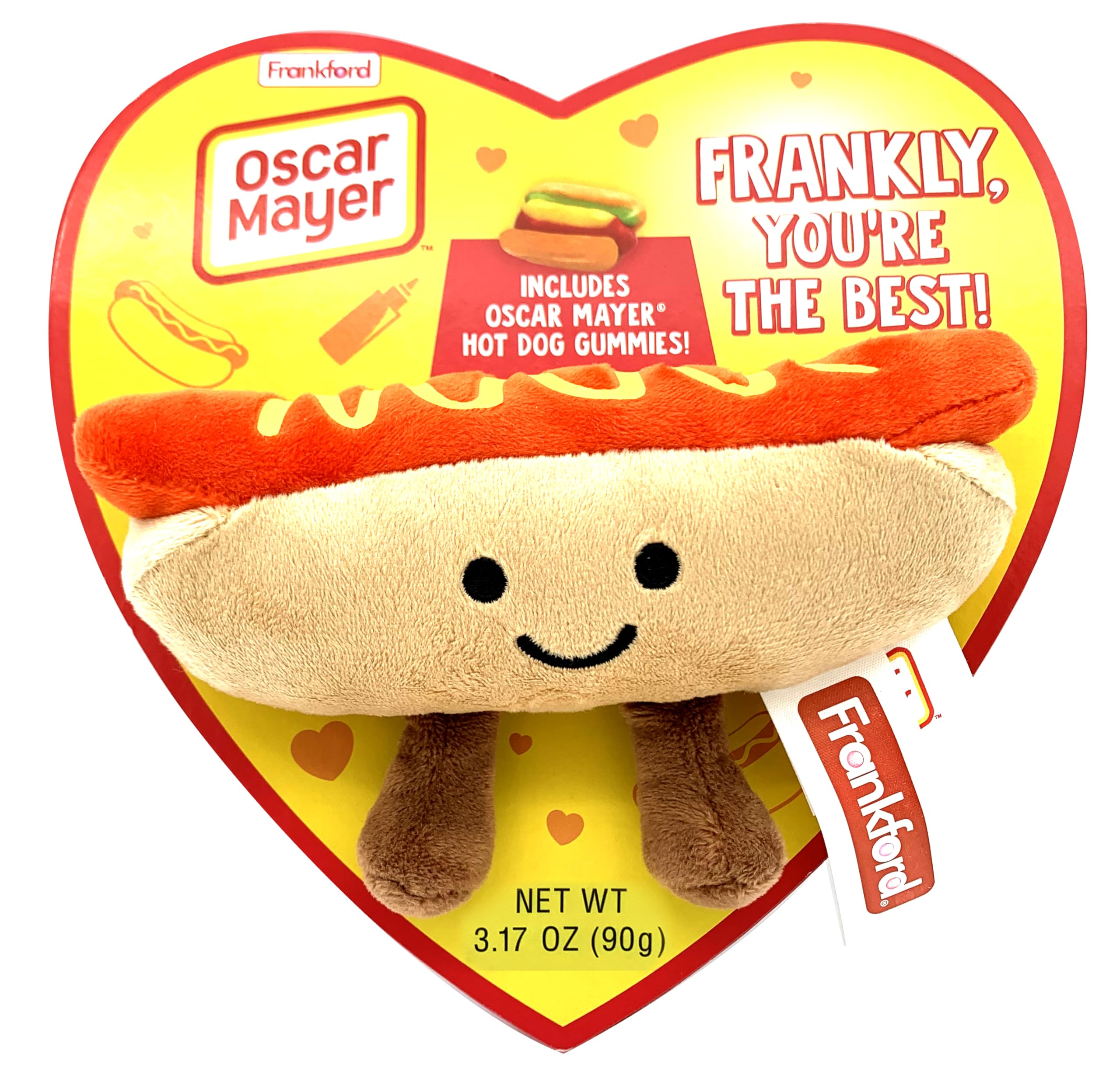 Frankford Oscar Mayer heart box with gummies, a playful Valentine gift idea.