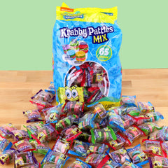 Frankford Krabby Patties gummies cherry flavor, vibrant bite-sized treats for parties.