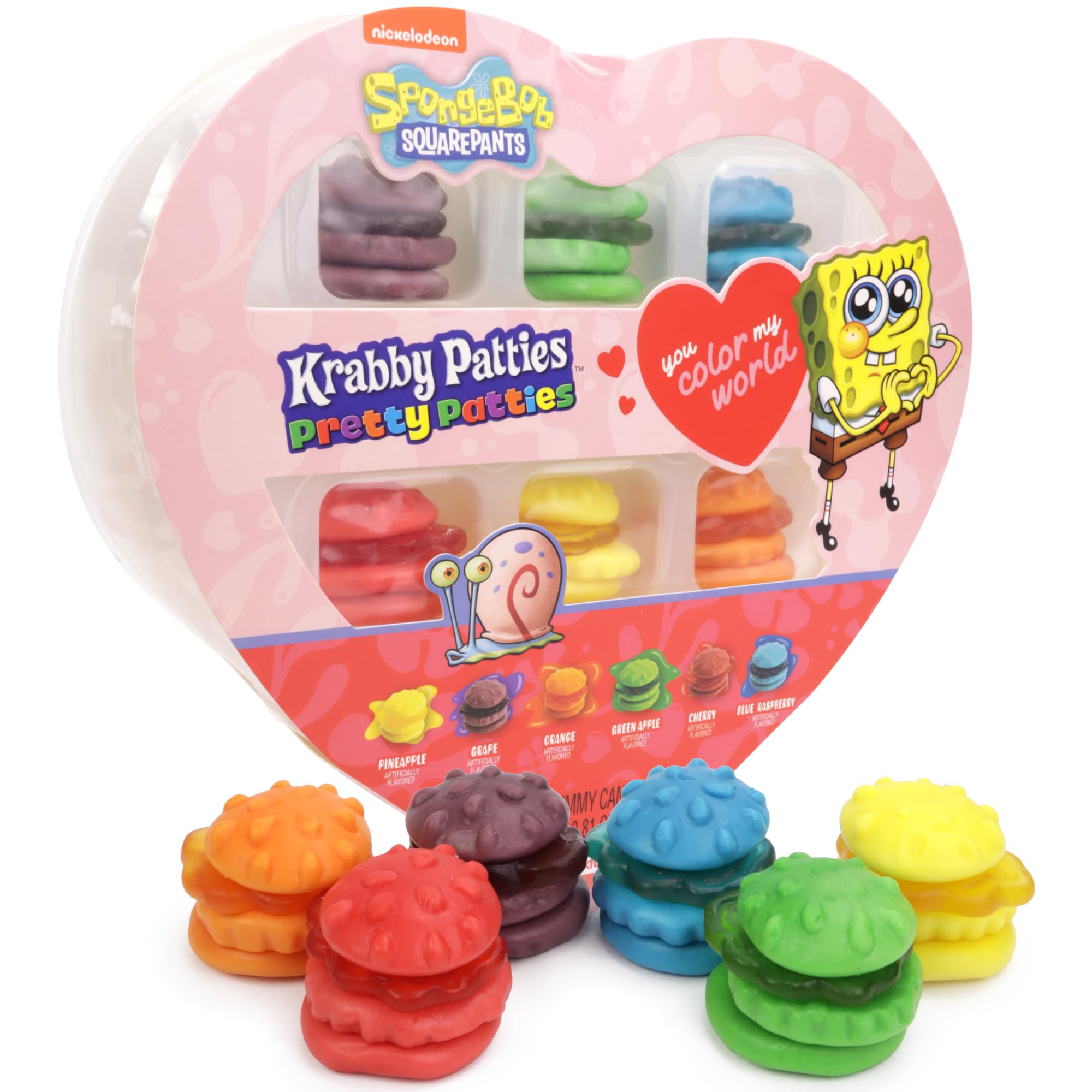 Frankford SpongeBob Pretty Patties packaging showcases playful brand design