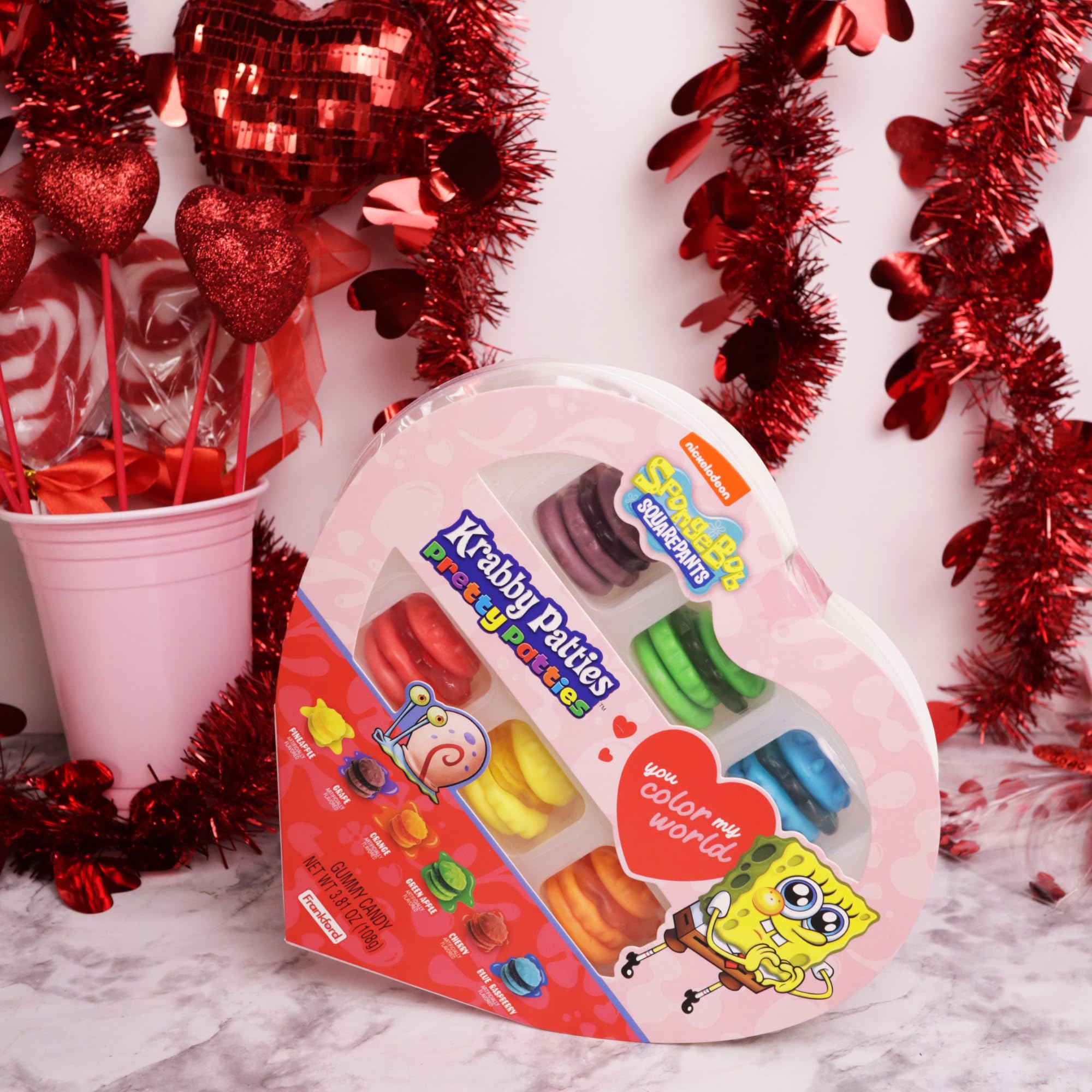 Frankford SpongeBob Valentine gift idea with collectible candy design