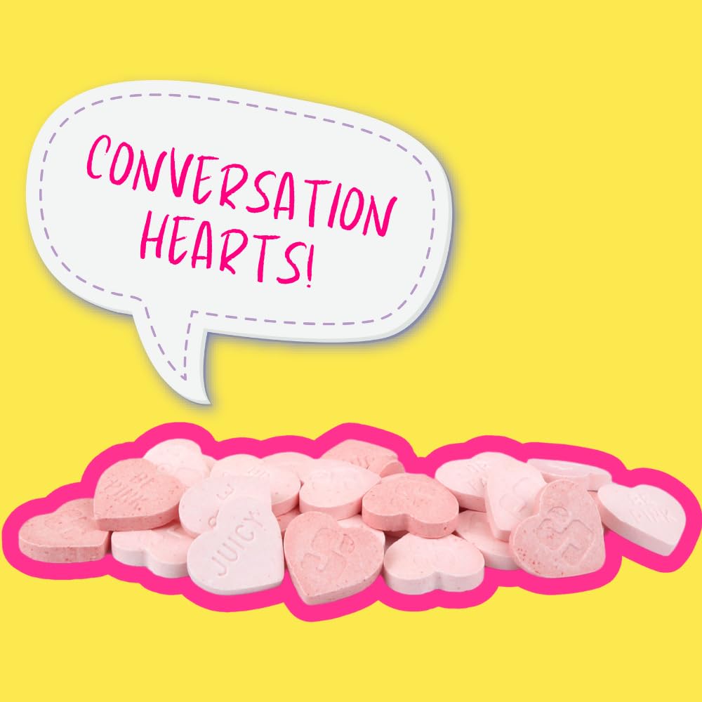 Frankford Starbursts Conversation Hearts ready for gifting and Valentine's table displays