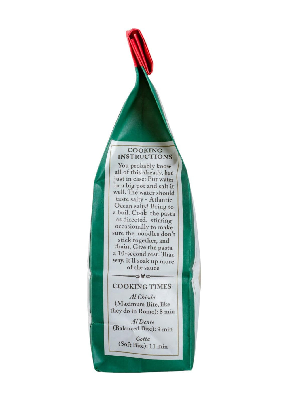 Frankies 457 imported from Italy pasta pack showcases authentic craftsmanship.