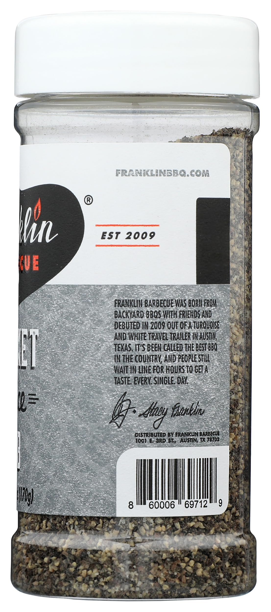 Franklin Barbecue Brisket Spice Rub on grill-ready meat boosts flavor during cooking.