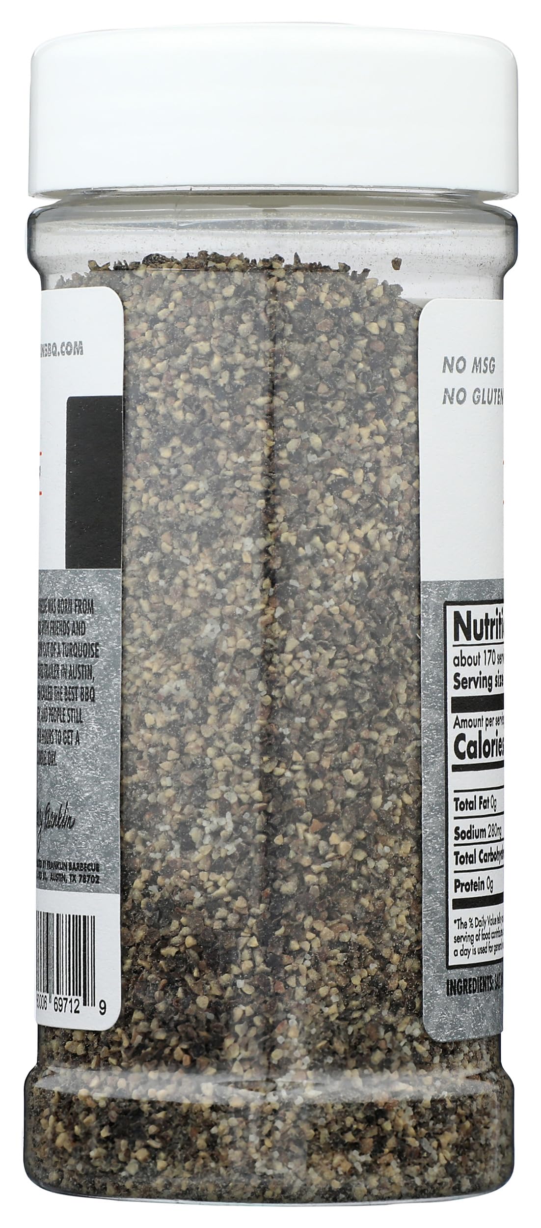 Franklin Barbecue Brisket Spice Rub sprinkle demonstrates even coating for enhanced crust.