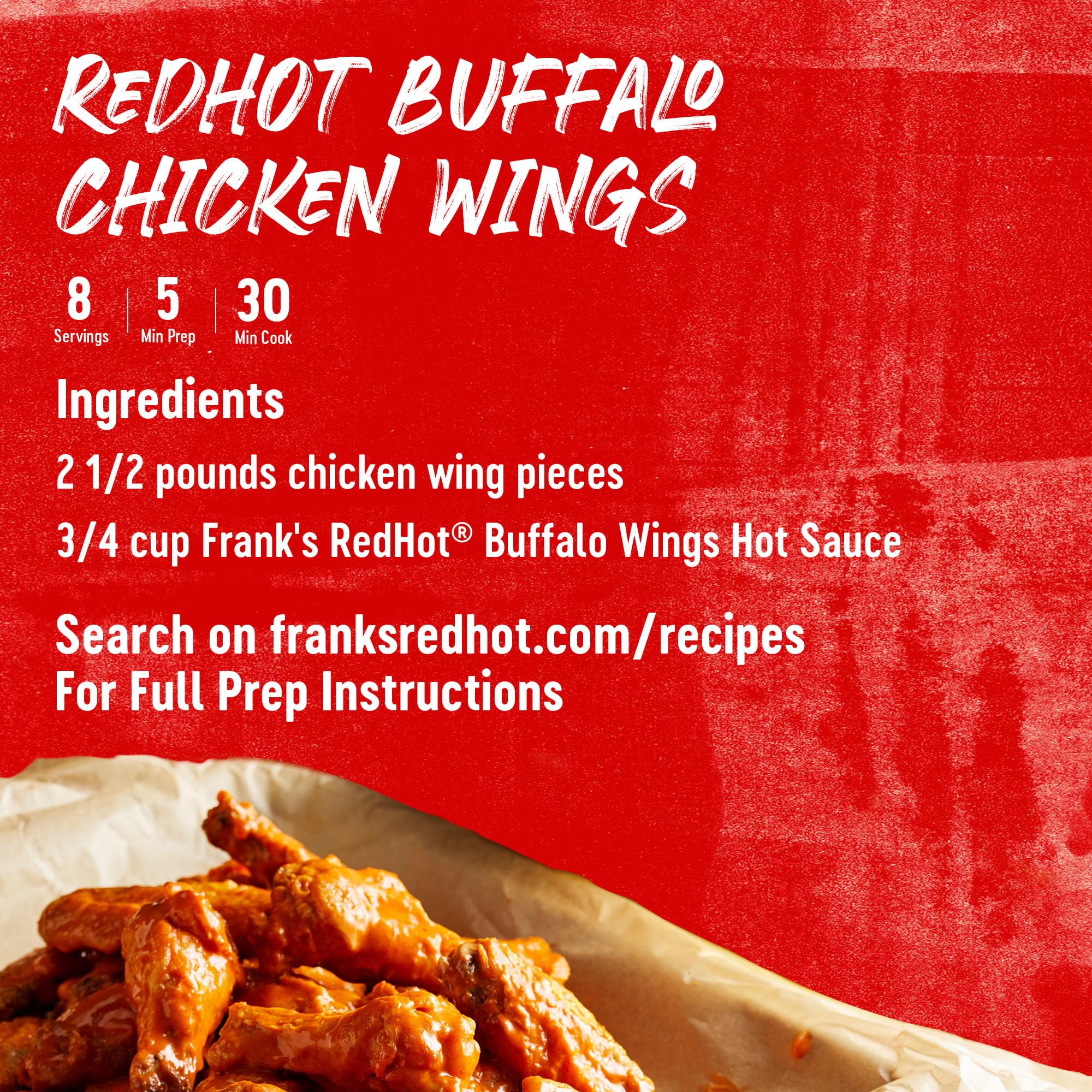 Serving bowl of Frank's RedHot Buffalo Wings Sauce