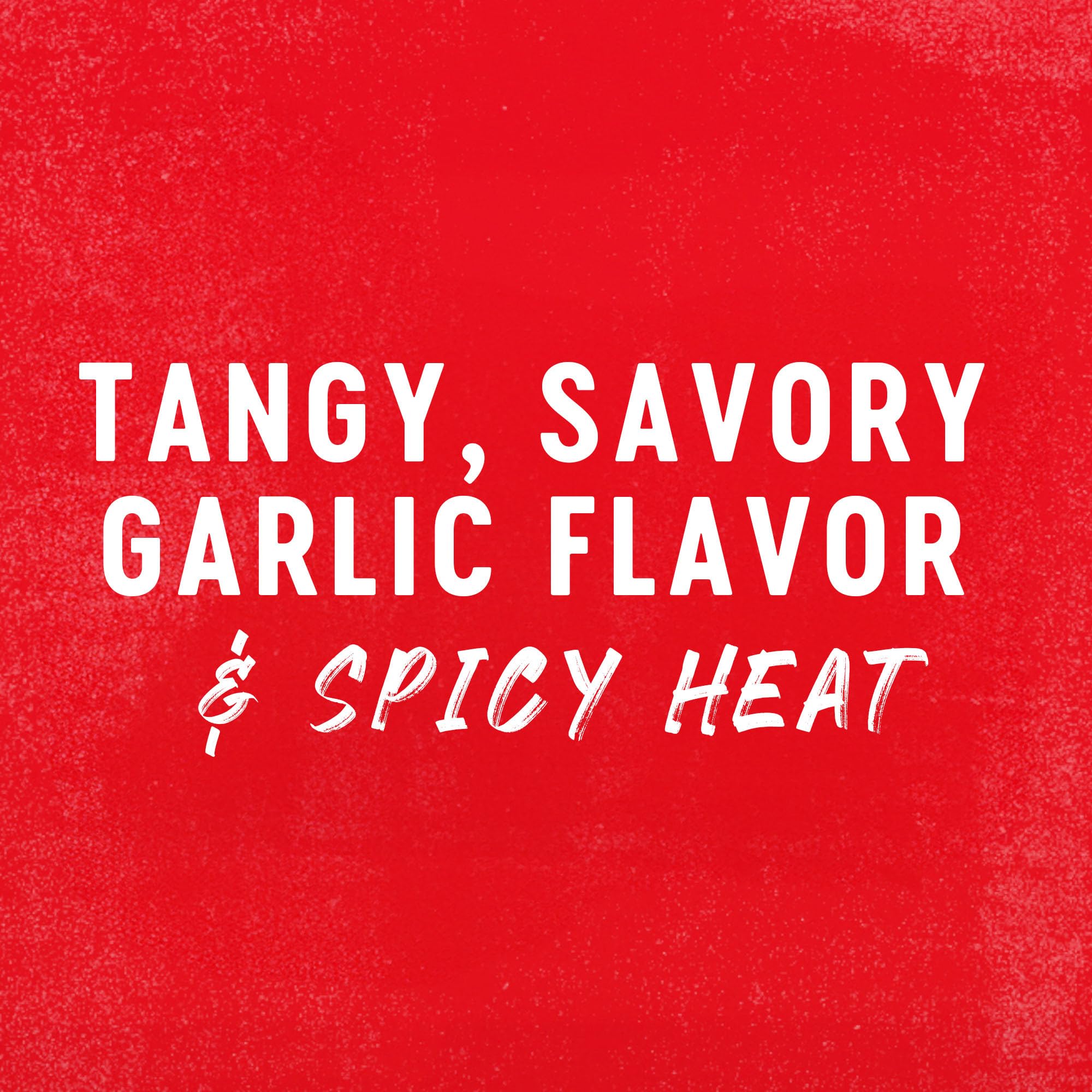 Franks RedHot Garlic Buffalo Wings Sauce bowl-dipping—great for dipping and drizzled dressings.