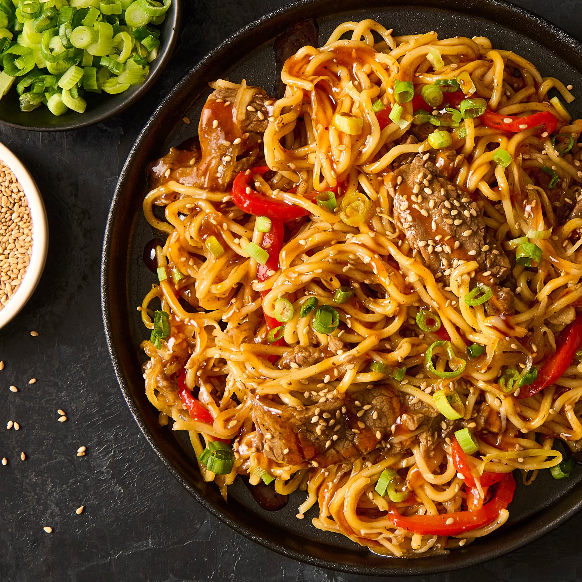 Frank's RedHot Korean BBQ sauce on poke bowl illustrates tangy heat and glaze.