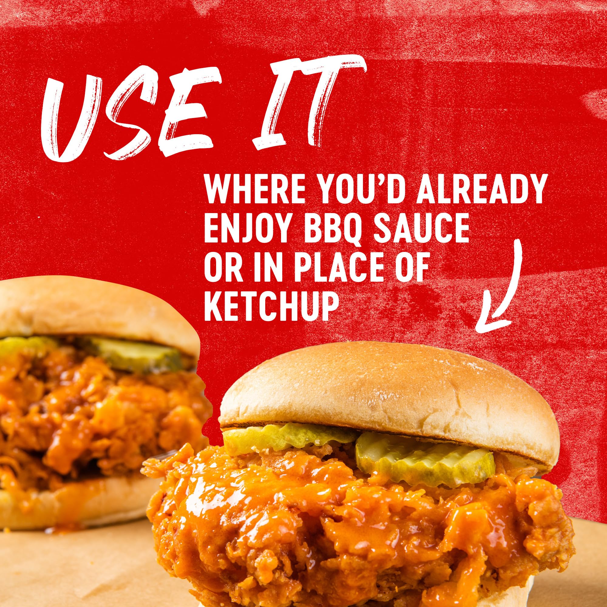 Frank's RedHot Korean BBQ sauce on rice bowl adds savory heat.