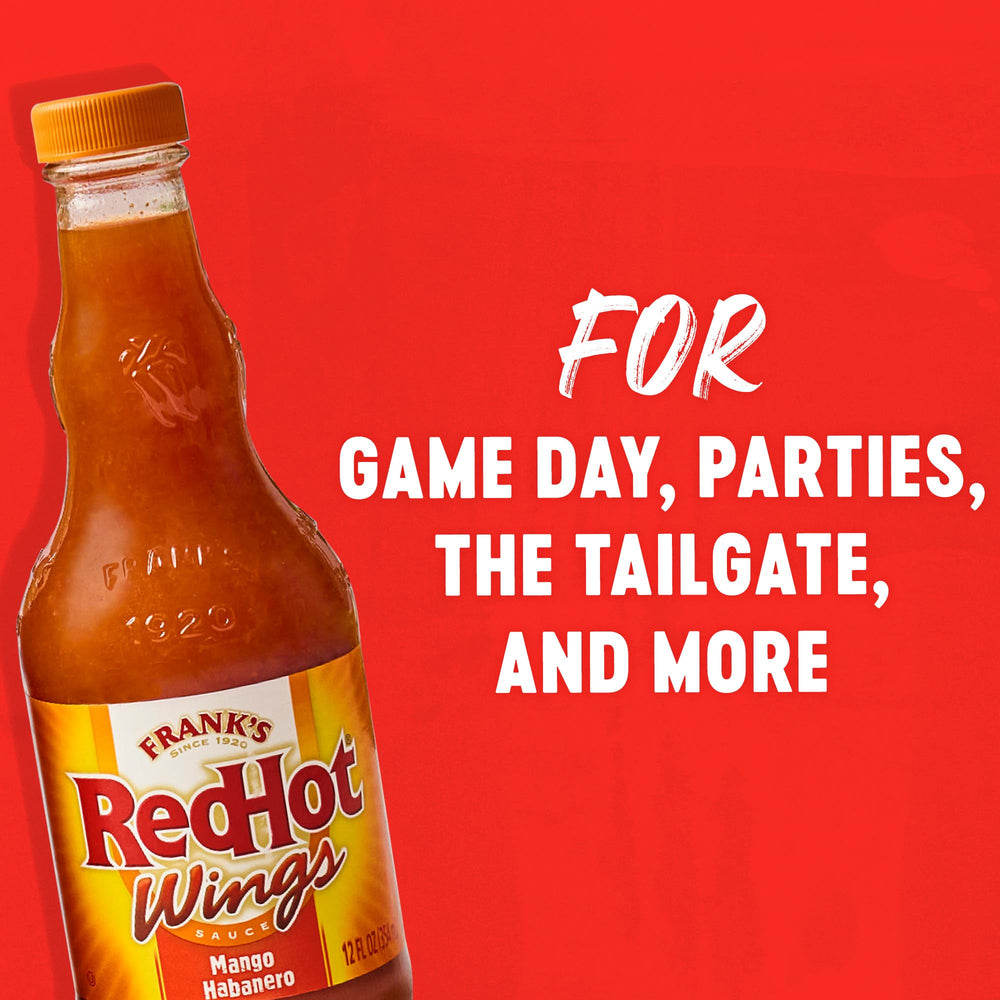 Frank's RedHot Mango Habanero on a burger adds layered heat and mango sweetness.