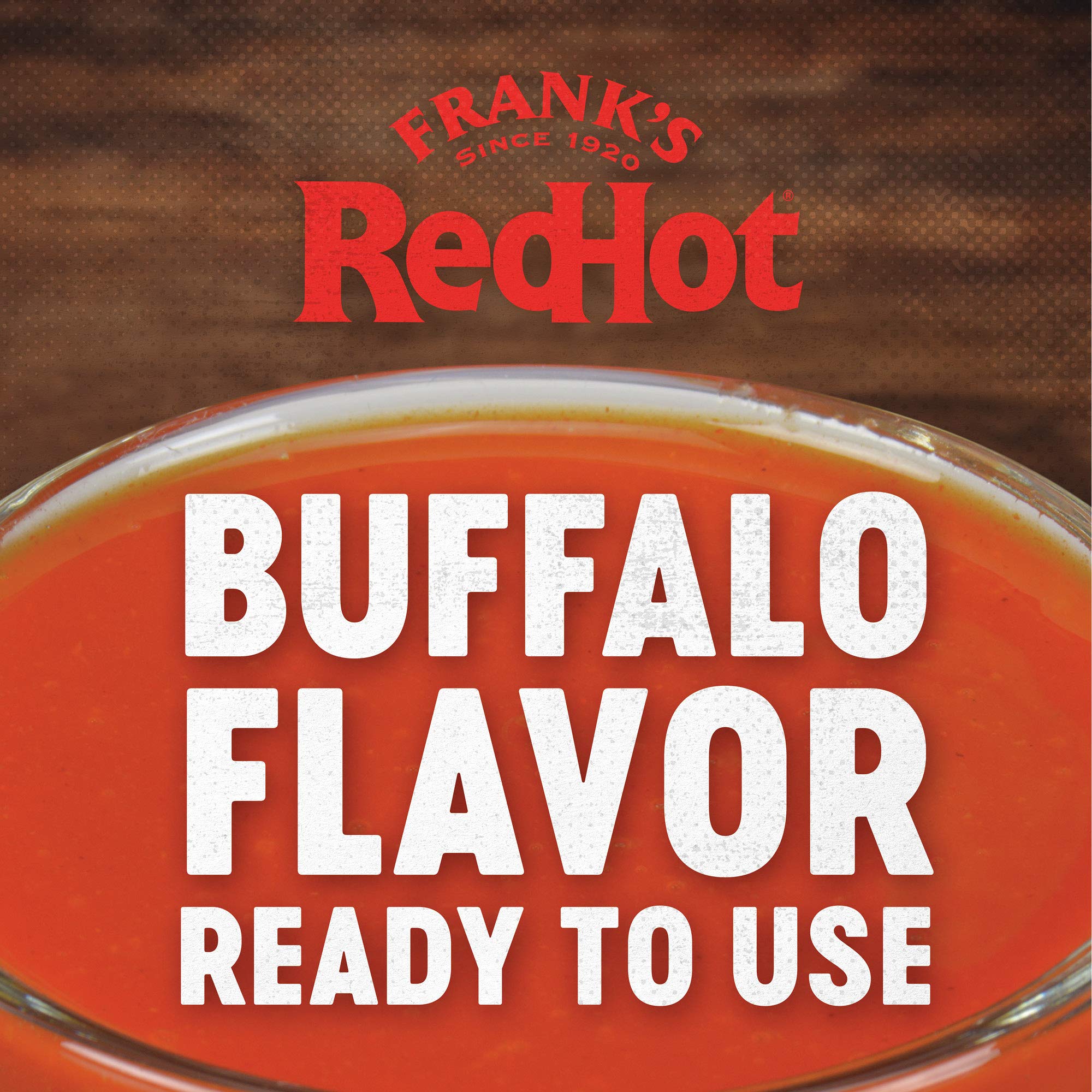 Frank's RedHot Original Buffalo Wings Sauce chefs-use prop for bold menu items