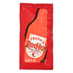 Franks RedHot Original packet pour for quick drizzle on eggs, burgers, or pizza.