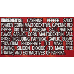 Franks RedHot Original Seasoning bottle pouring over burgers