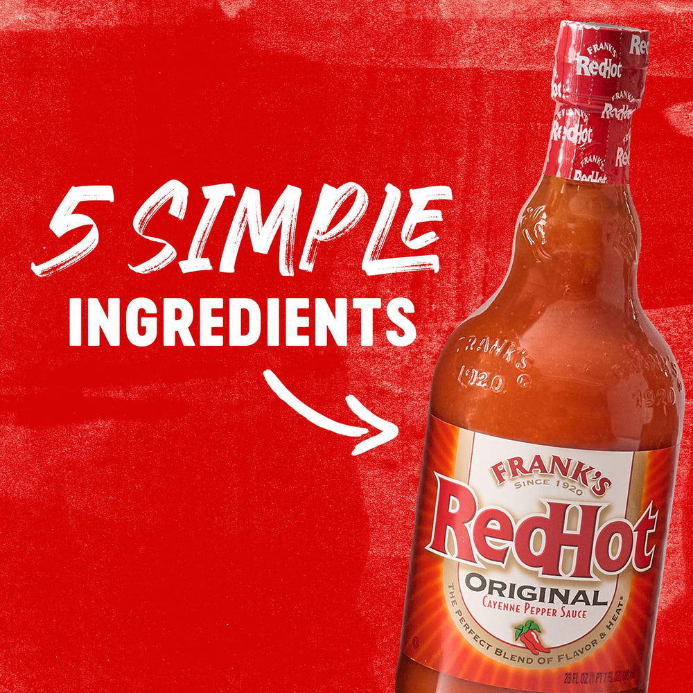 Frank's RedHot Original wings dip scene highlights bold heat for buffalo-style dips
