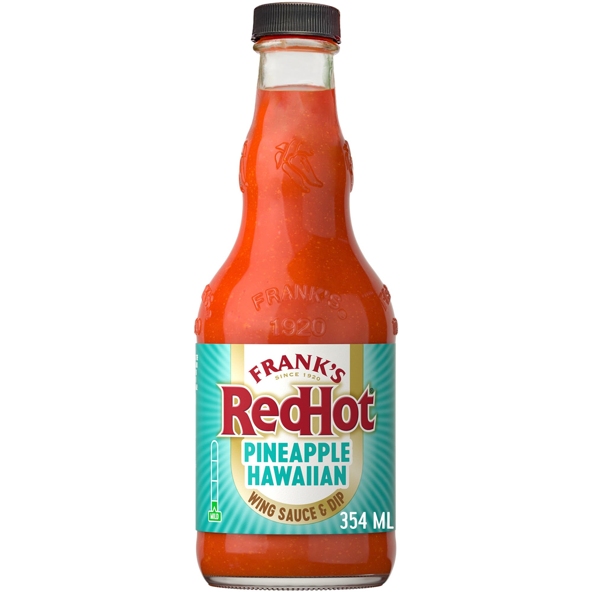 Frank's RedHot Pineapple Hawaiian bottle ready for marinades with tropical heat