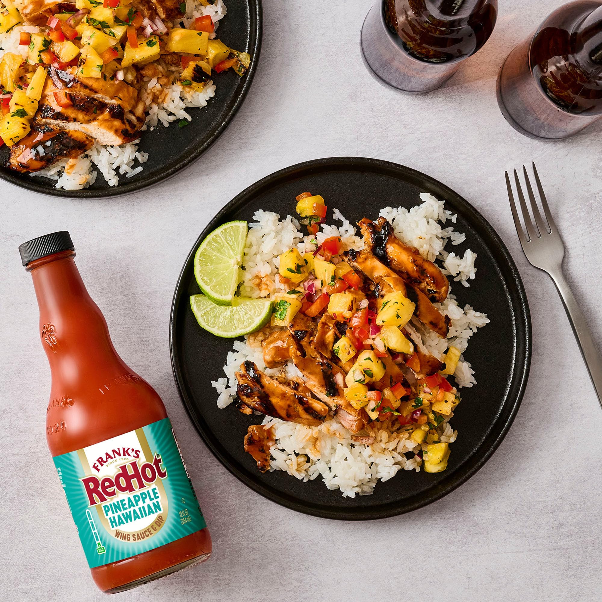 Frank's RedHot Pineapple Hawaiian enhances fish tacos with island heat
