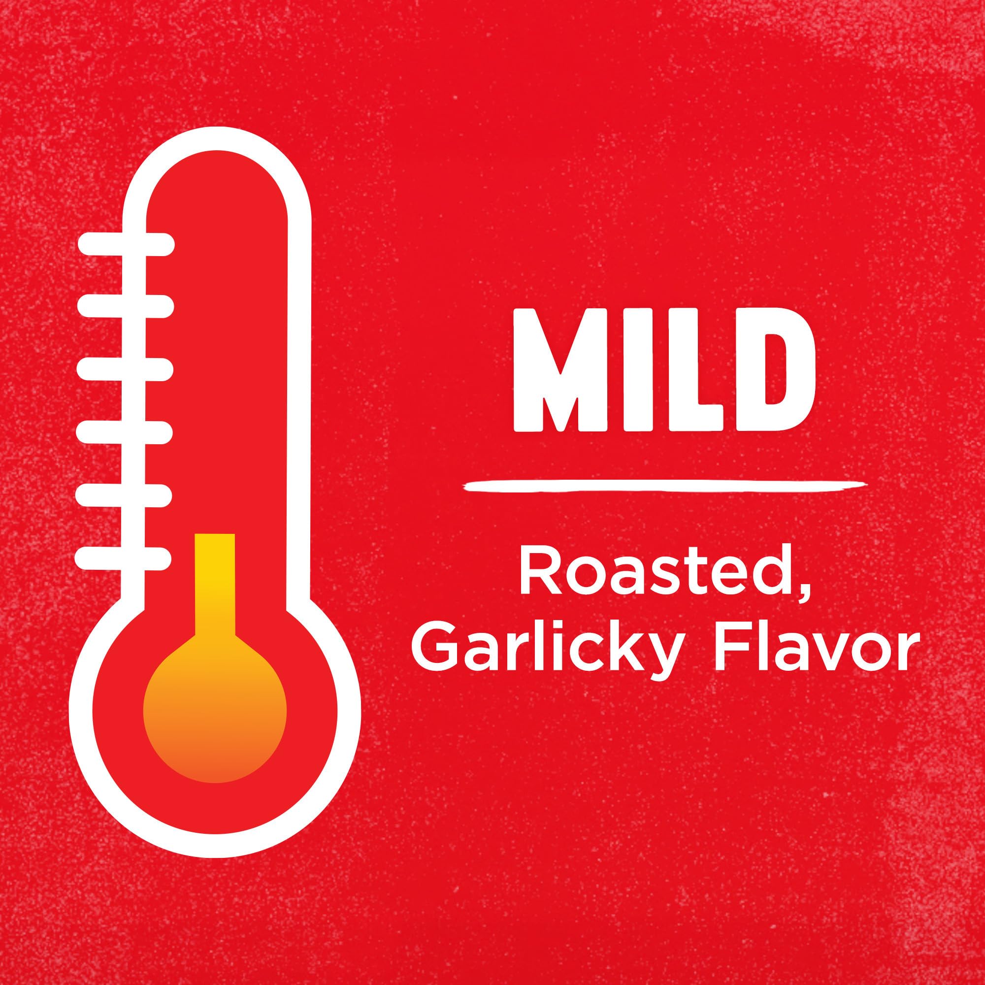 Inverted-cap bottle design enables mess-free dipping with Frank's sauce.