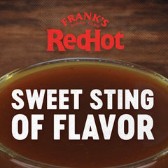 Oven-baked pretzels with Frank's Honey Garlic sauce create a sweet-spicy crust.