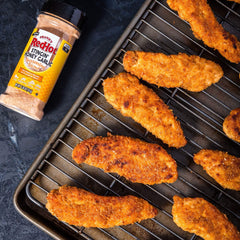 Frank's RedHot Stingin' Honey Garlic Seasoning Blend on chicken for a tasty weeknight crunch.