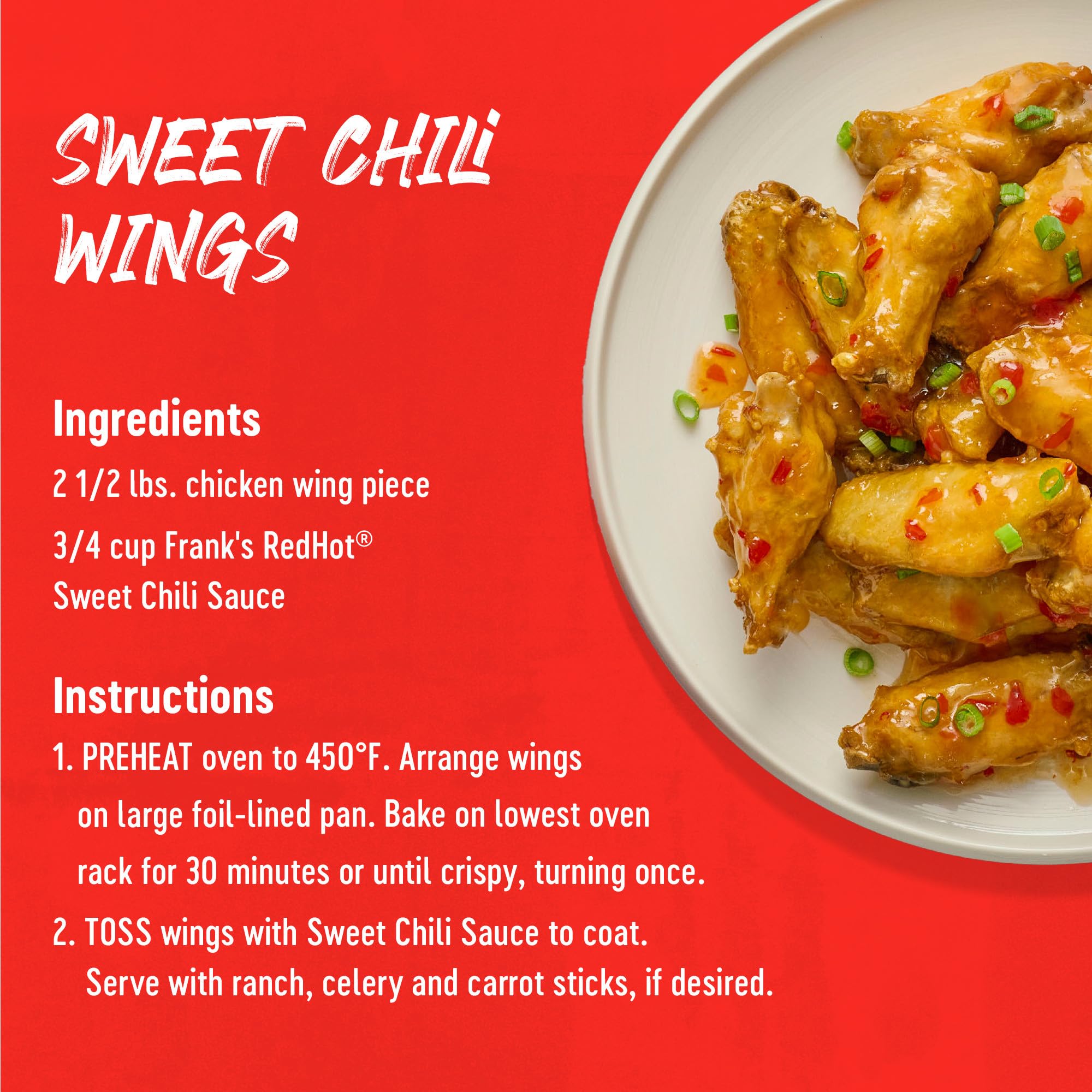 Cream cheese dip enhanced with Frank's RedHot Sweet Chili Sauce