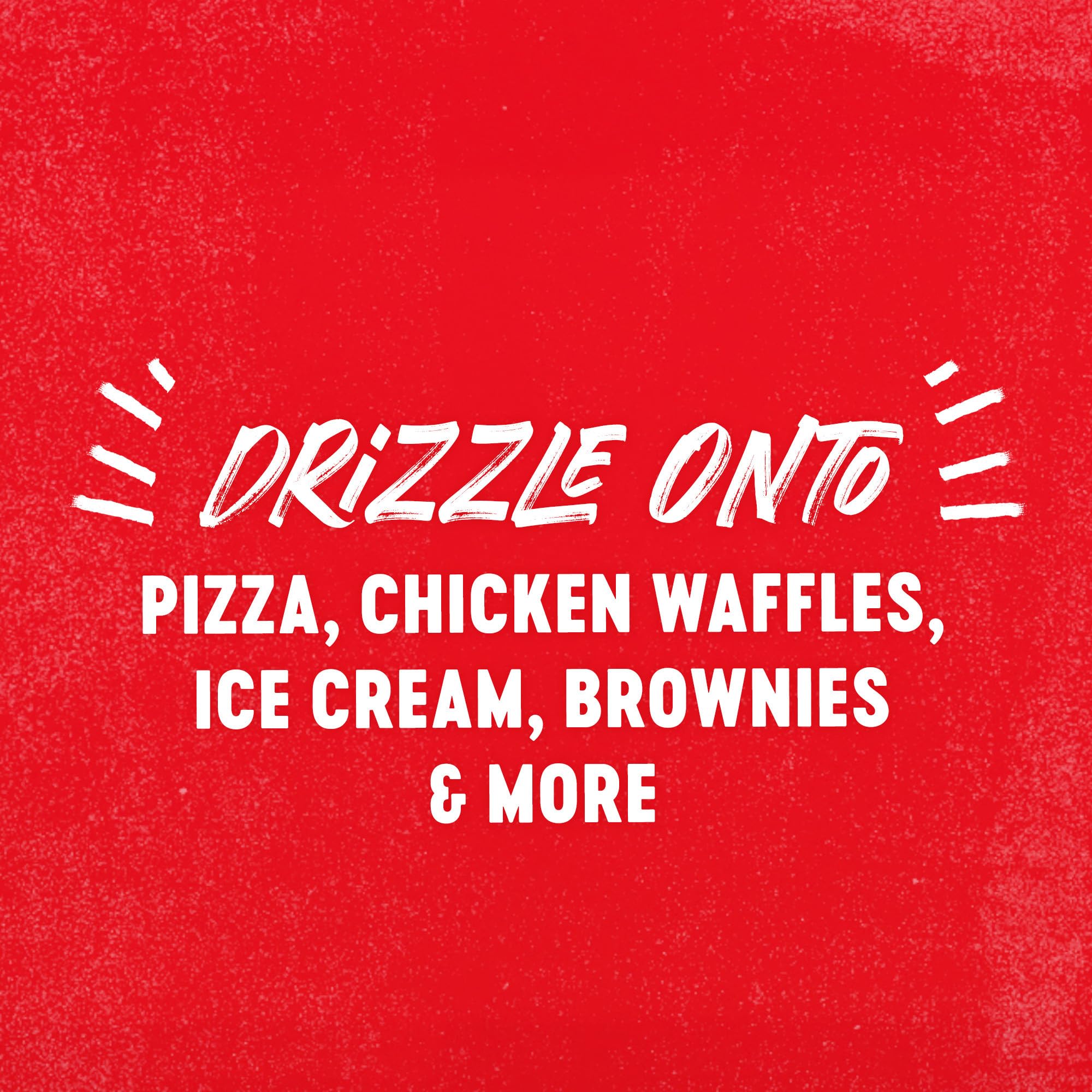 Frank's RedHot Squeeze Honey with brownies for a dessert twist