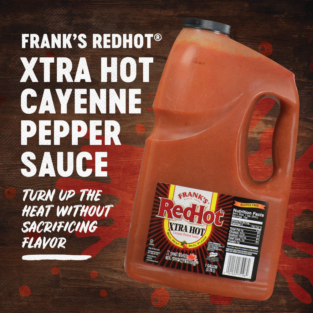 Frank's RedHot Xtra Hot dish-glaze finish sparks bold flavors