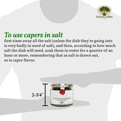 Frantoi Cutrera Sicilian harvest capers highlight authentic Italian flavor in sauces.