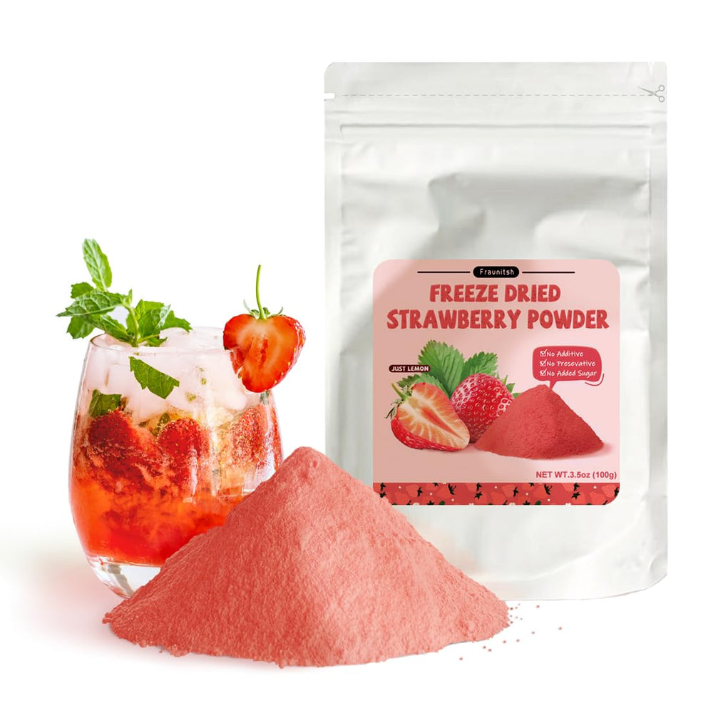 Fraunitsh freeze-dried strawberry powder bottle for quick baking flavor enhancement