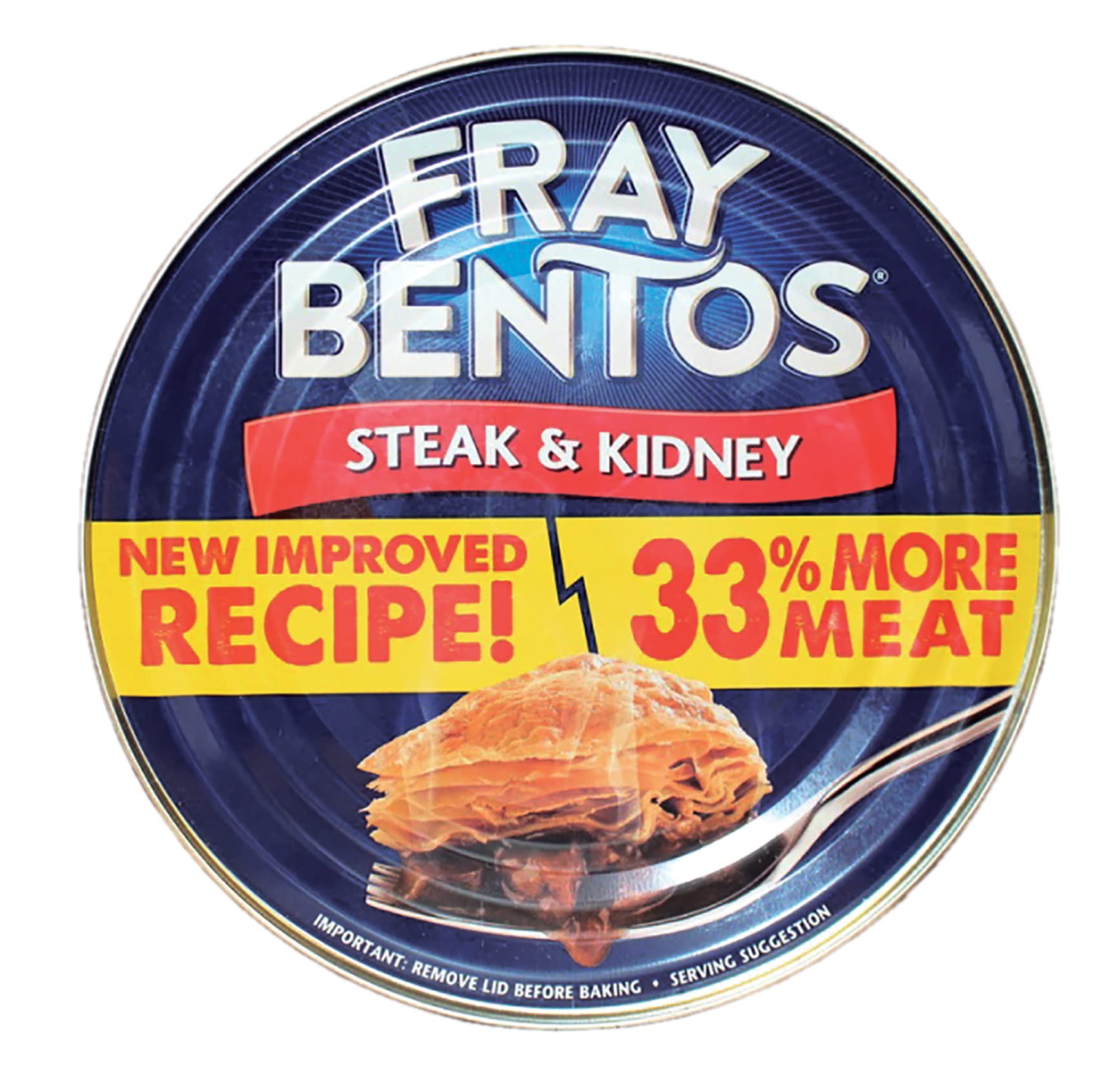 Fray Bentos Classic Steak & Kidney Pie 425g, ready to heat for a hearty two-serving meal.