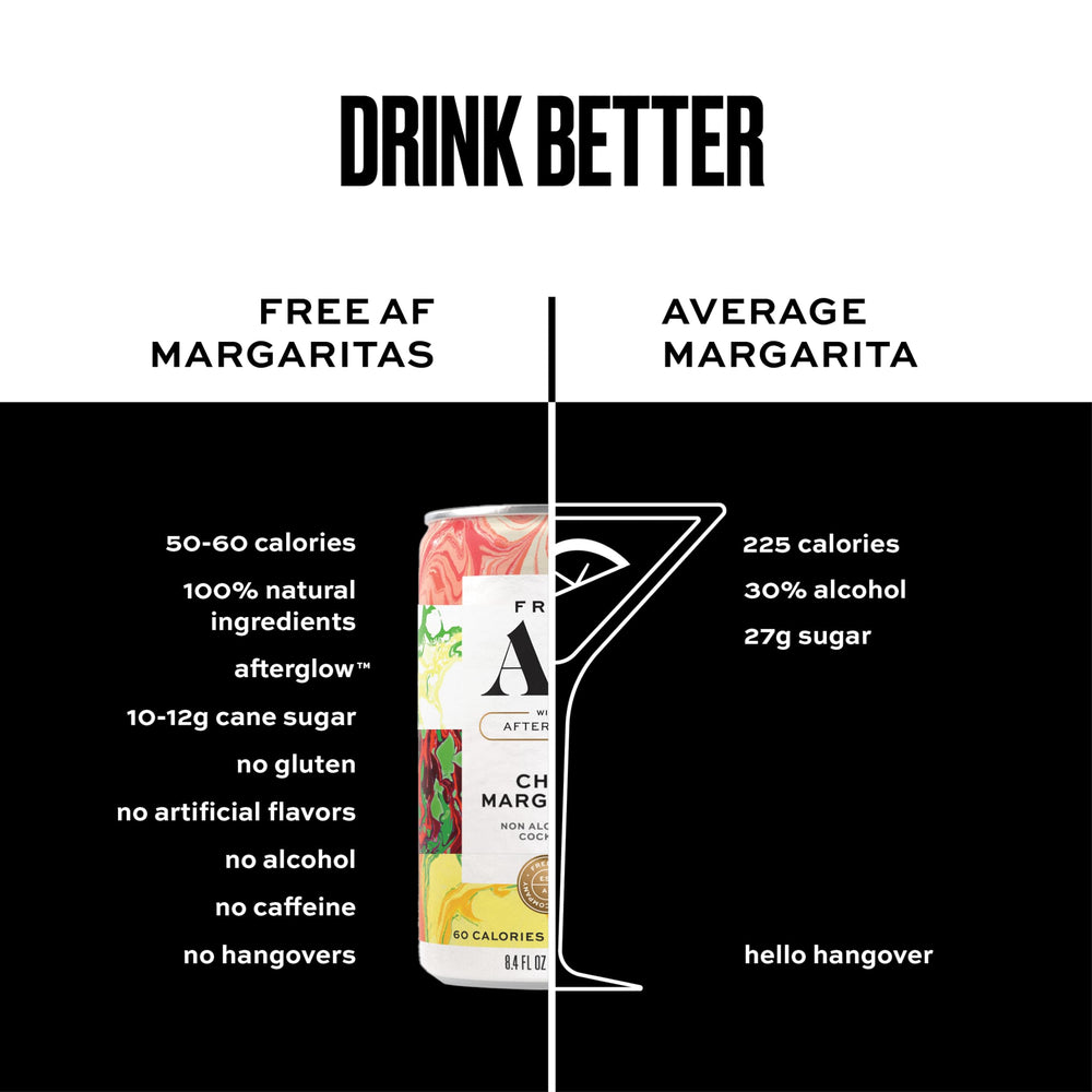Free AF Cucumber Gin & Tonic can — cool, crisp non-alcoholic sip.