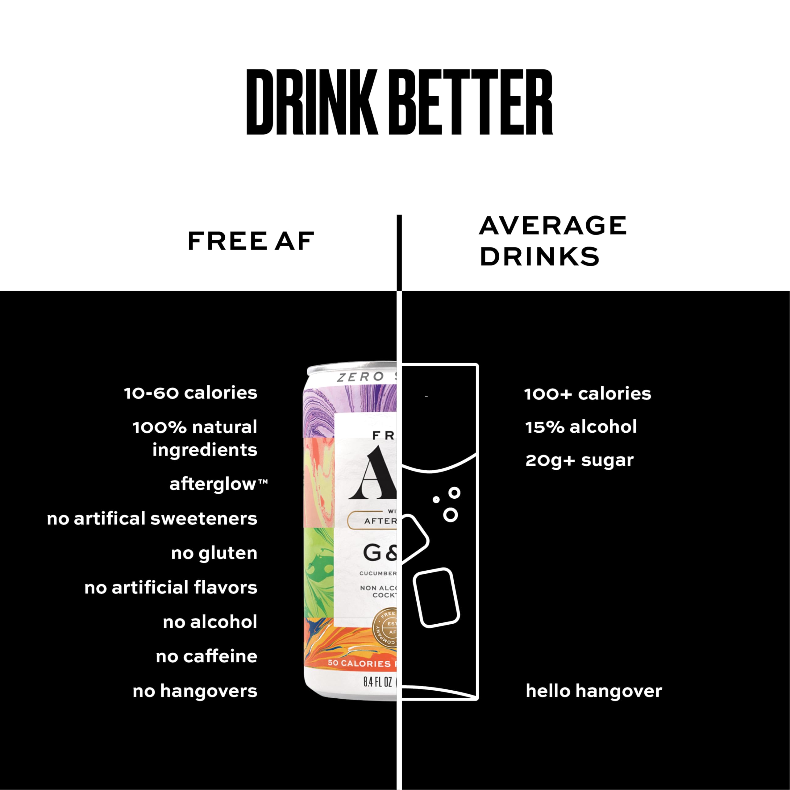 Free AF AF Drinks Paloma-inspired can bright with zesty grapefruit