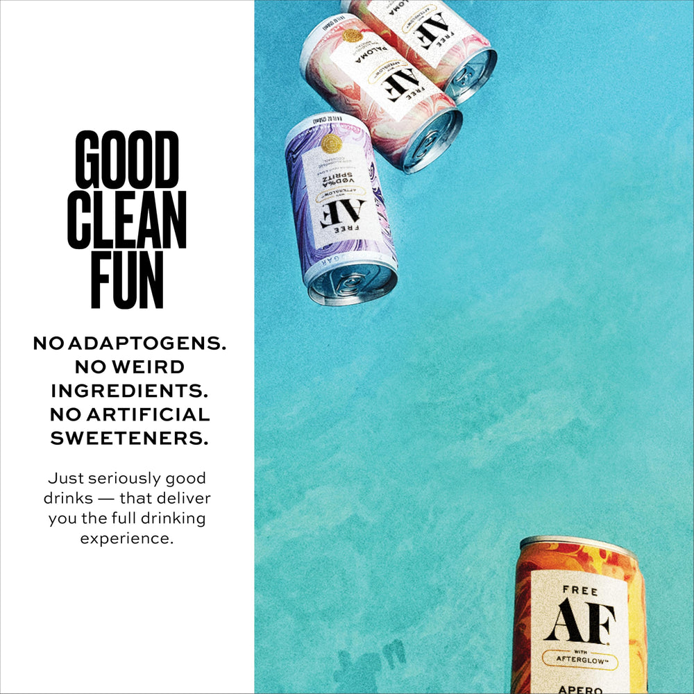 Free AF AF Drinks Vodka Spritz-inspired can crisp and refreshing