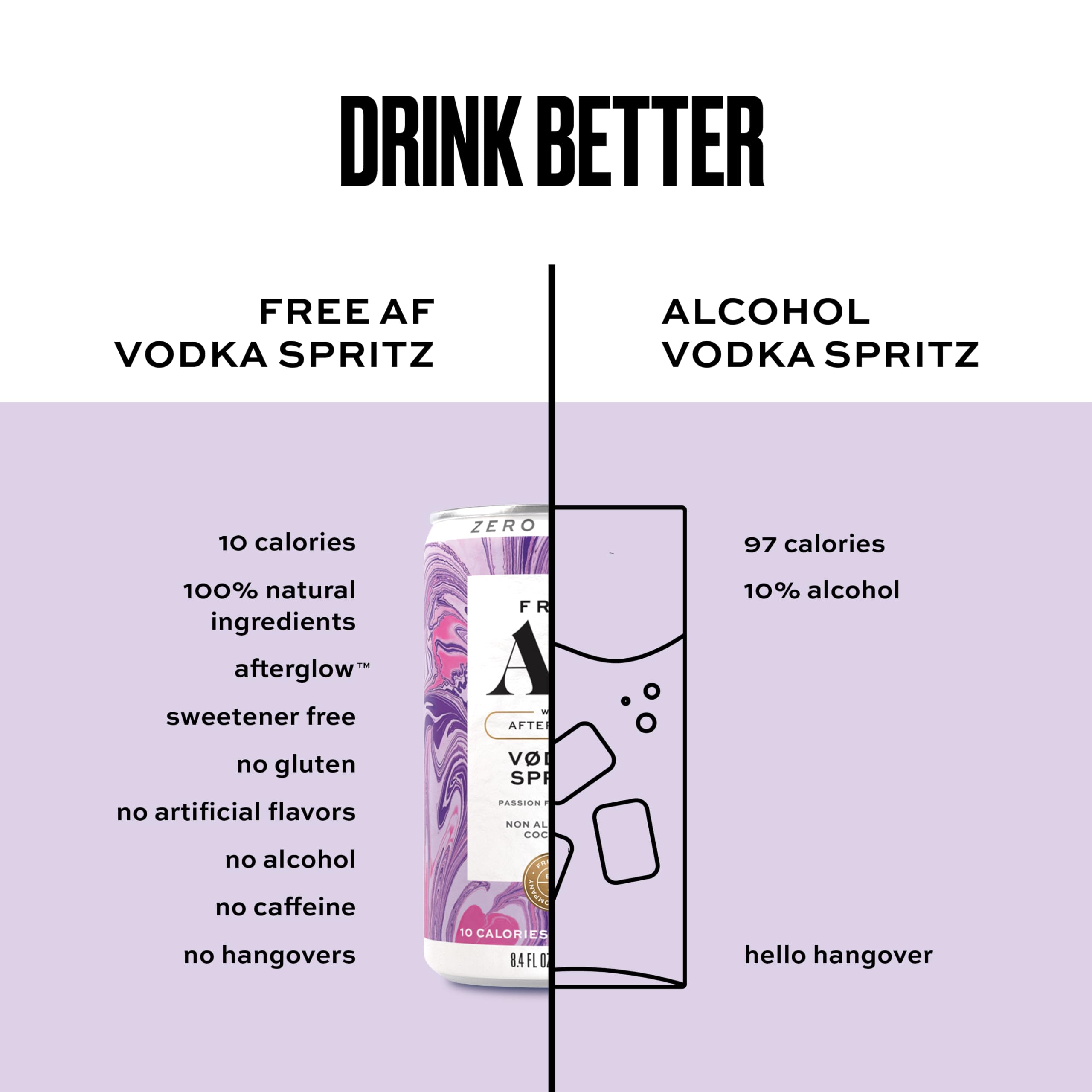 Free AF sparkling drink with lime wedge for easy at-home moments