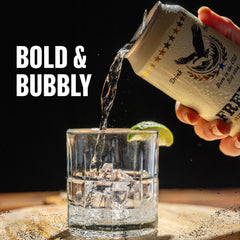 Free Bird Sparkling Southern Spring Water label on can highlights zero sugar.