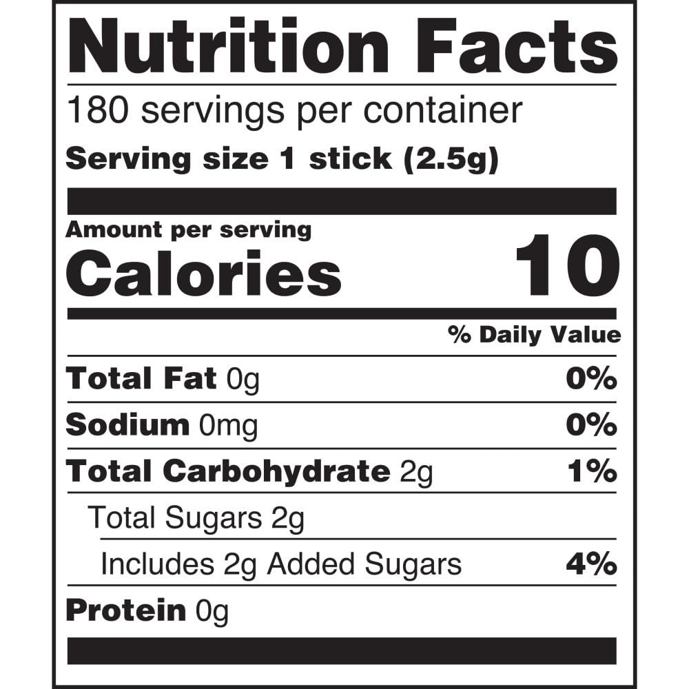 Freedent 15 sticks per pack neatly wrapped for on-the-go freshness.