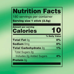 Freedent individually wrapped sticks on display for easy sharing.